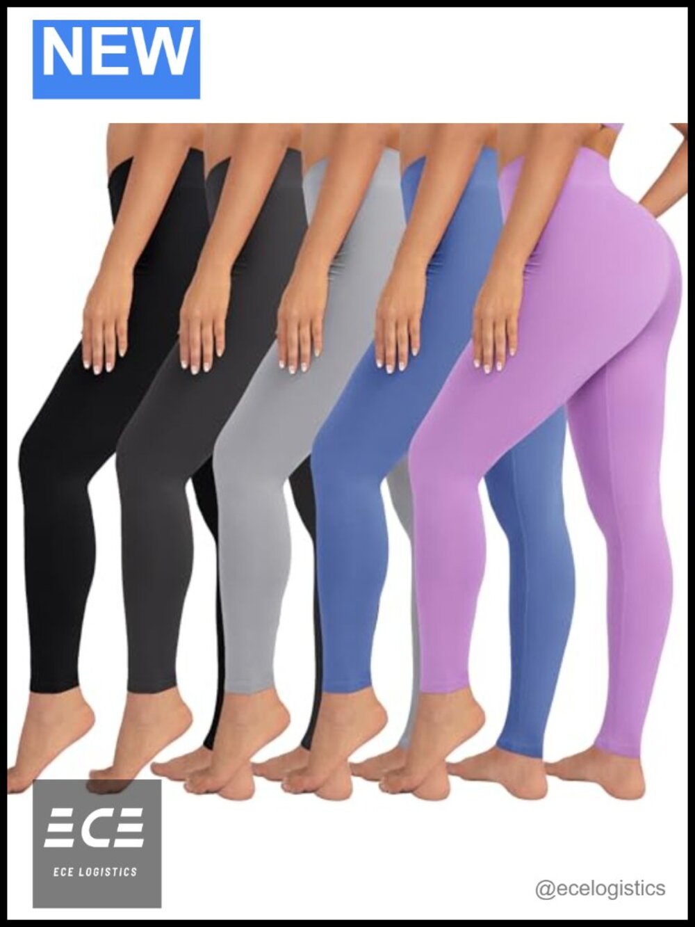 High Waisted Buttery Soft Leggings Tummy Control Slim Fit Women
